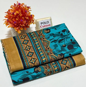 Ladies 2-Piece β Micro Polo Cotton Unstiched-255