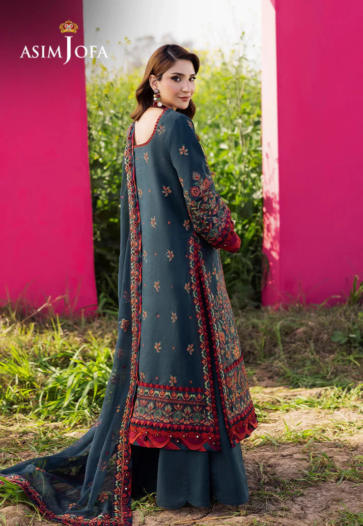 AJELLD-04 EMBROIDERED LAWN Stitched 3PC