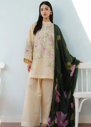 COCO LAWN EMB 2pc UNSTITCHED (#001) UNSTITCHED
