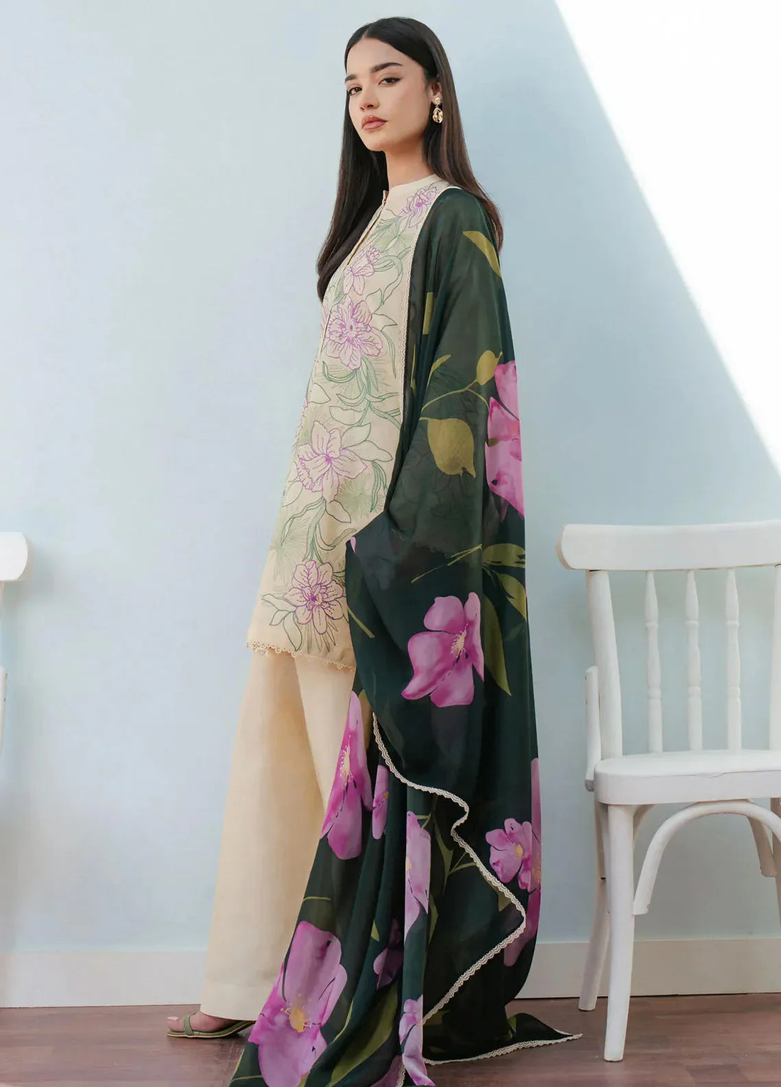 COCO LAWN EMB 2pc UNSTITCHED (#001) UNSTITCHED