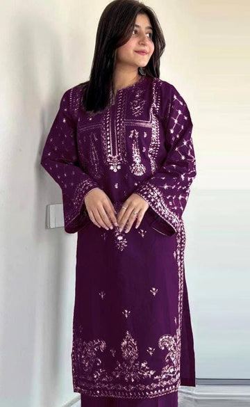 SUMMER'S COLLECTION EMBROIDERED URGE 2PC (027)
