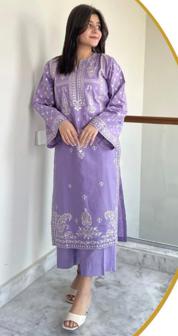 SUMMER'S COLLECTION EMBROIDERED URGE 2PC (023)